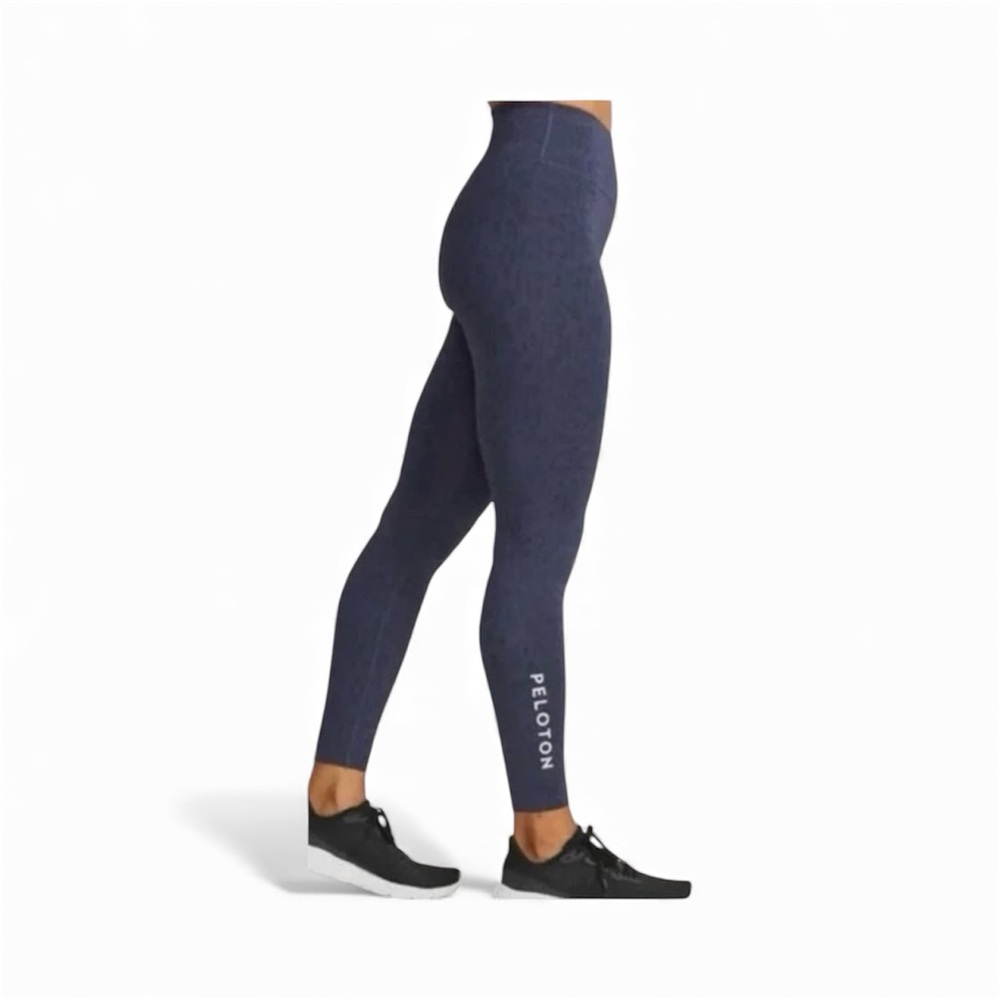 Peloton Move Mission Cheetah Print High Rise Leggings – Navy – Size Medium